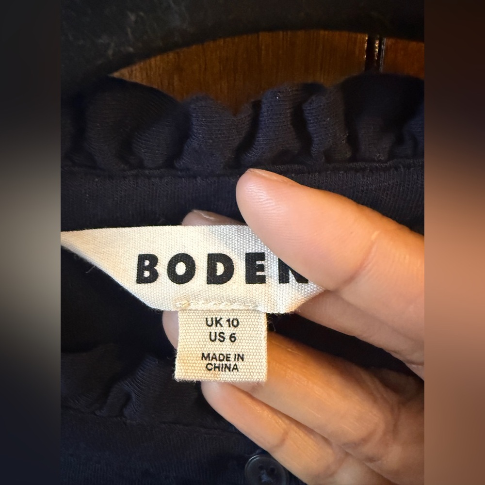BODEN  Caroline Jersey Shirt SIZE: 6 - Picture 10 of 13